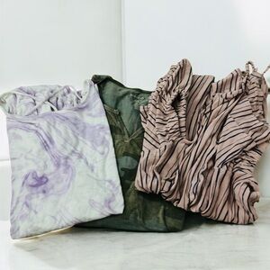 American Eagle Outfitters Purple, Green, and Pink Tops